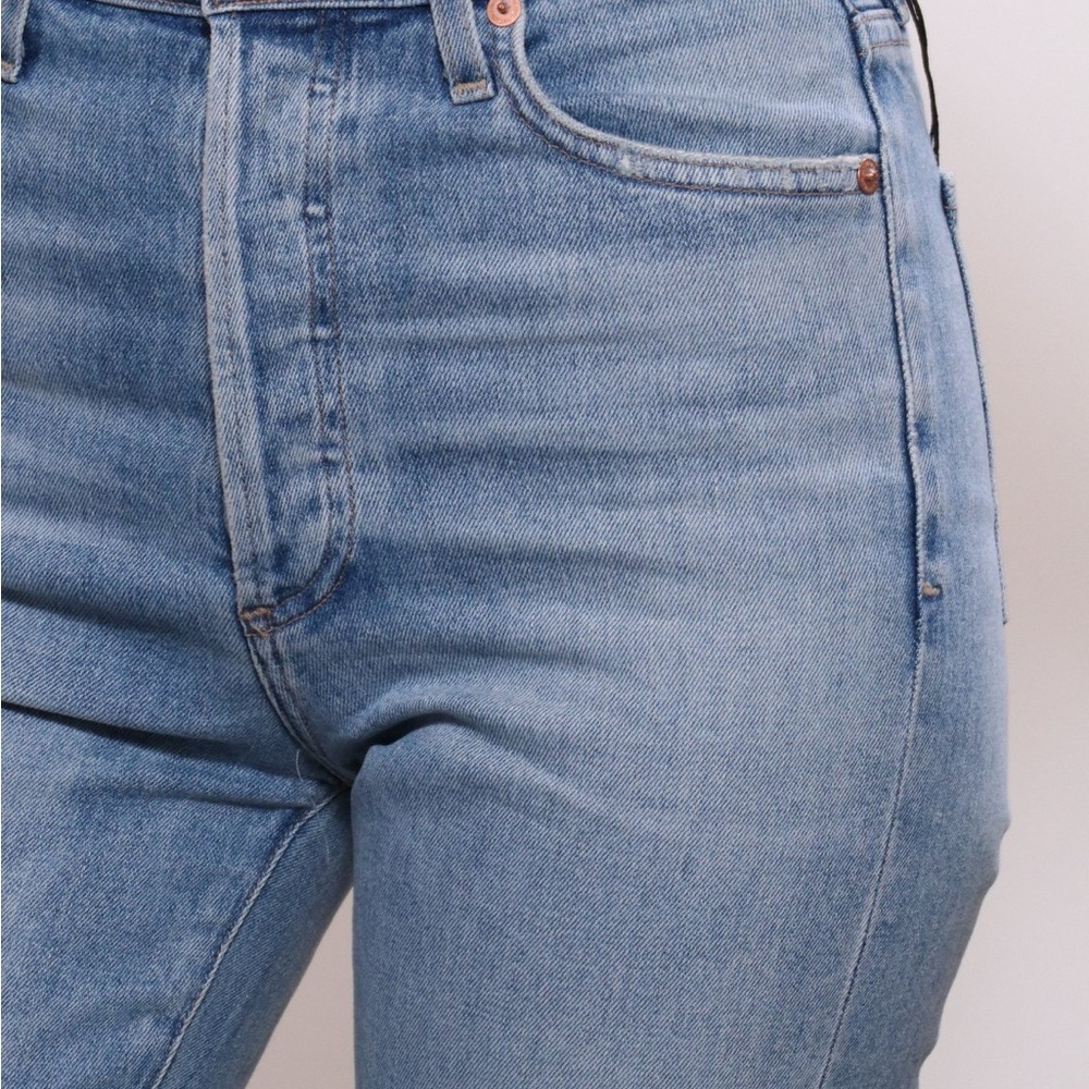 Citizens of Humanity Olivia‎ Crop High Rise Slim Jeans Renew Wash Blue Size 25 - Picture 6 of 12